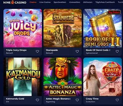 NineCasino games NineCasino games